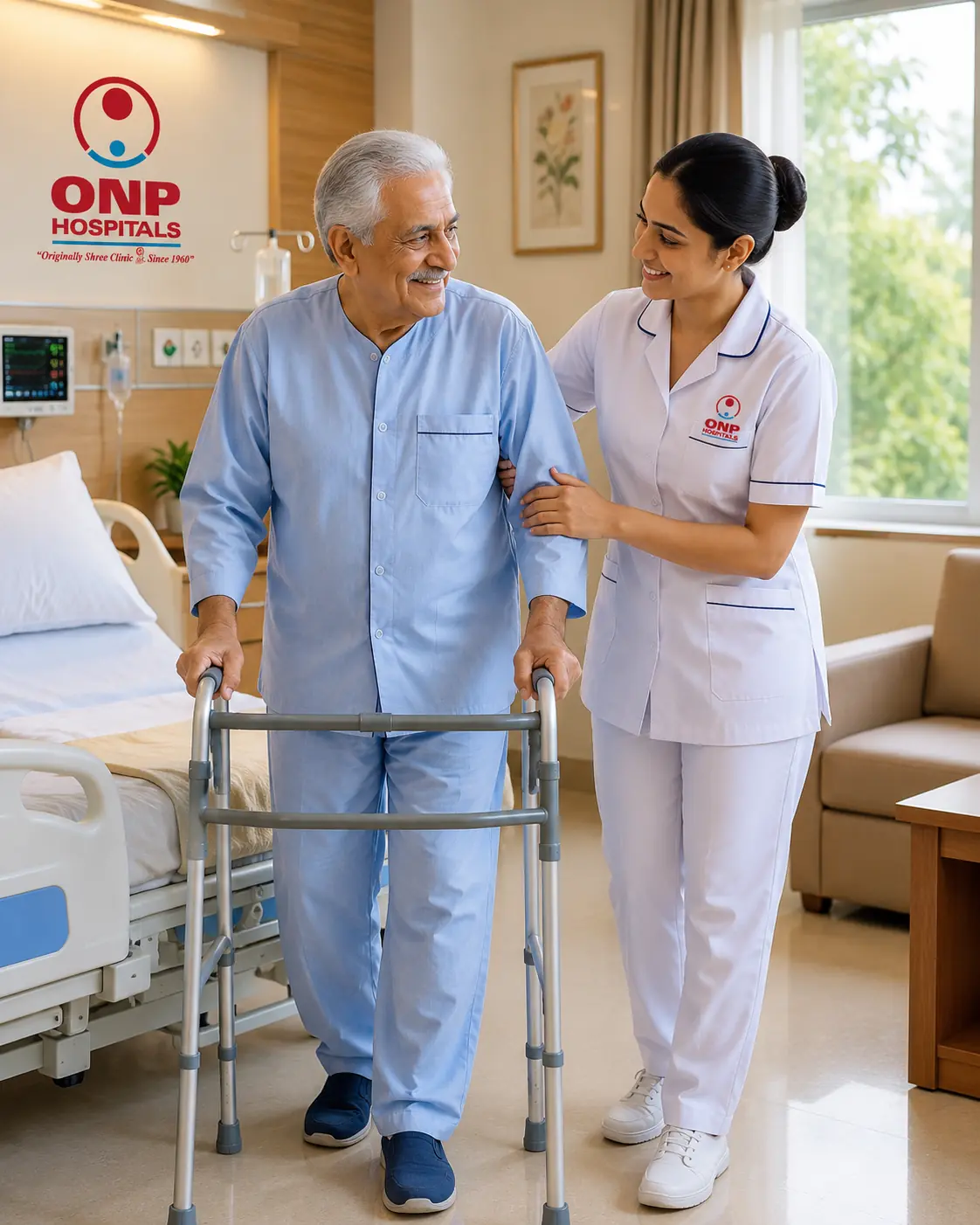 Hospital-backed healthcare and nursing support at Silver Homes